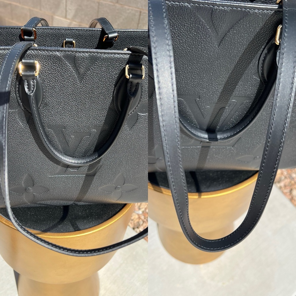 Louis Vuitton On The Go MM Black Monogram Tote - Picture 7 of 16